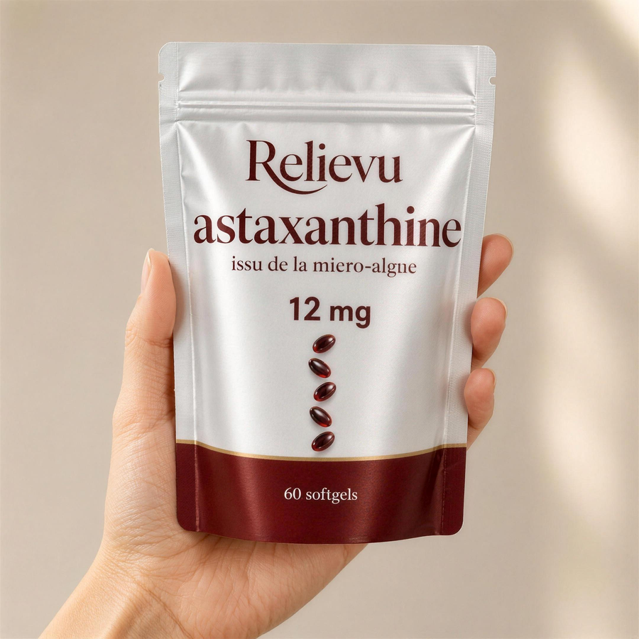 Astaxanthine issue de la micro-algue Haematococcus pluvialis, le caroténoïde rouge