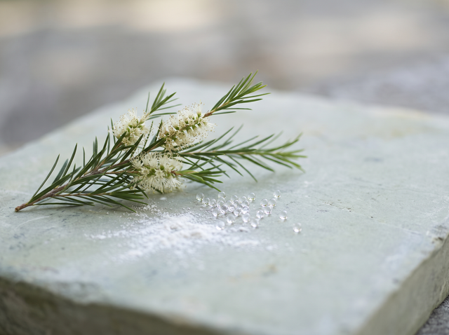 Huile d'arbre à thé microencapsulée