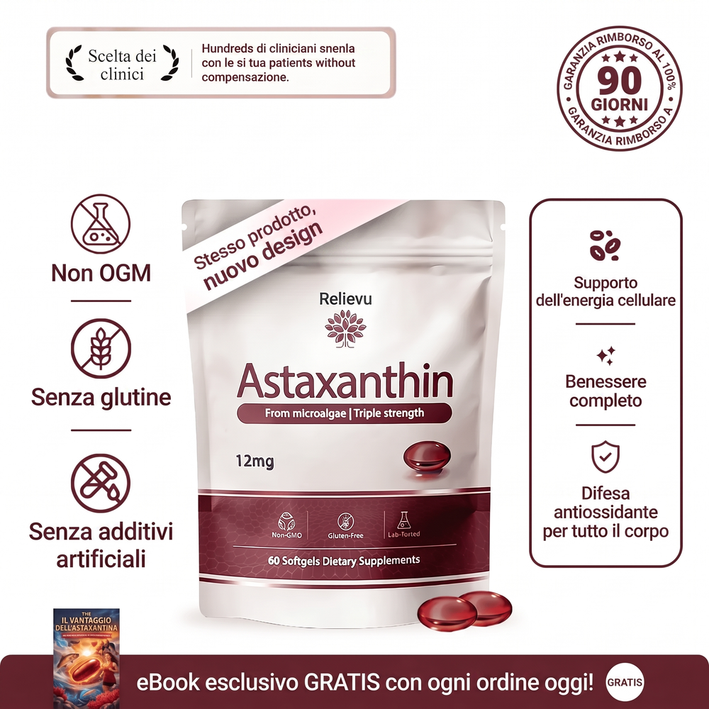 Relievu Astaxantina 12 mg (60 capsule)
