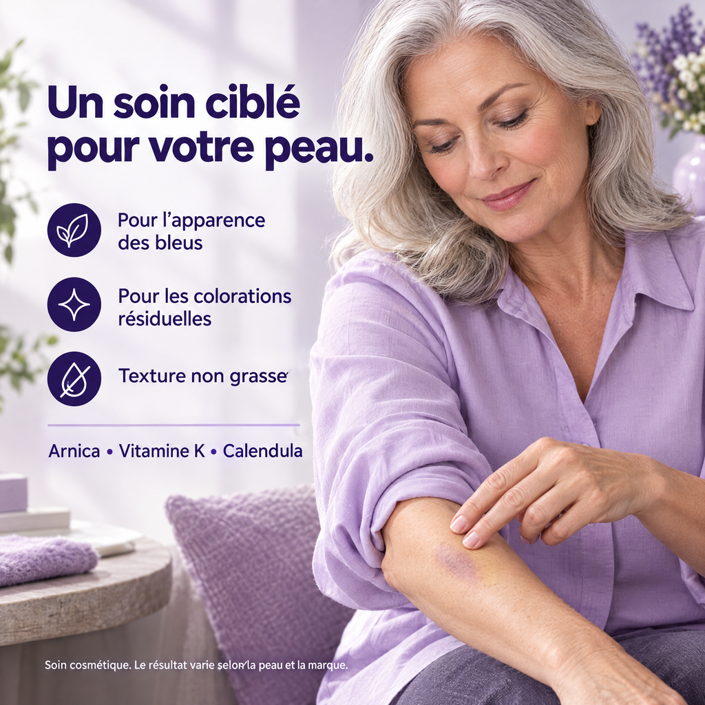 Crème à l'arnica et vitamine K — bénéfices