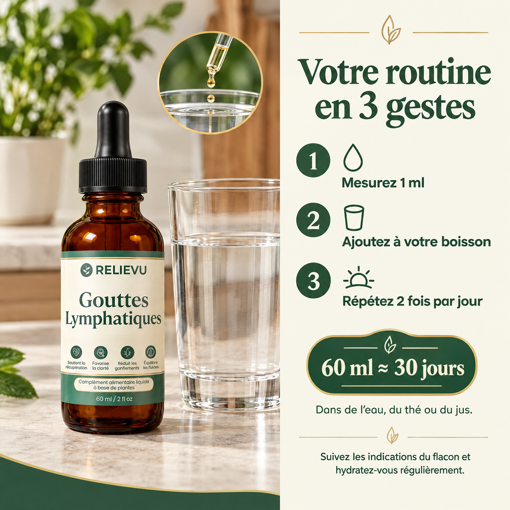 Complexe végétal pour le système lymphatique — utilisation