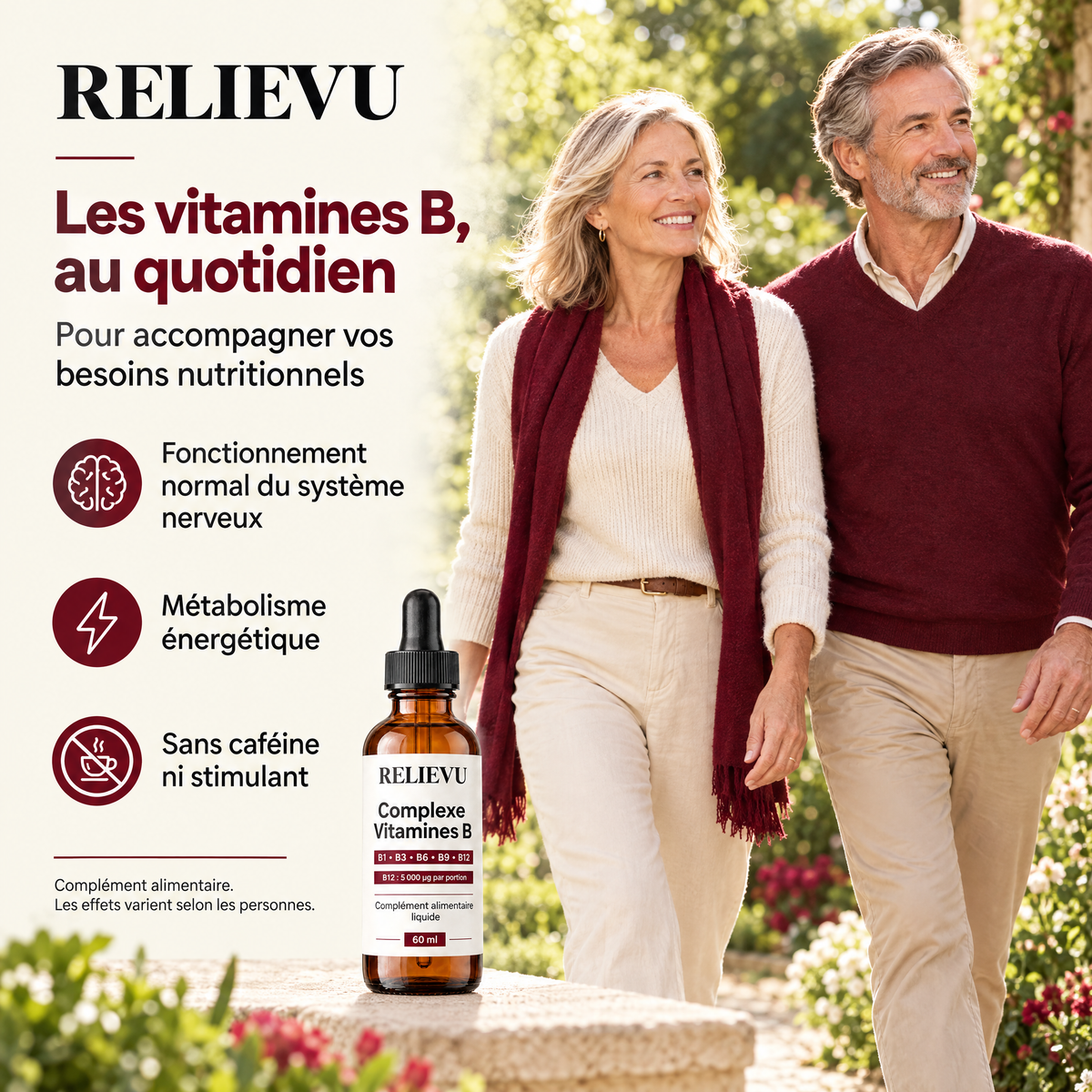Complexe De Vitamines B en gouttes — benefices