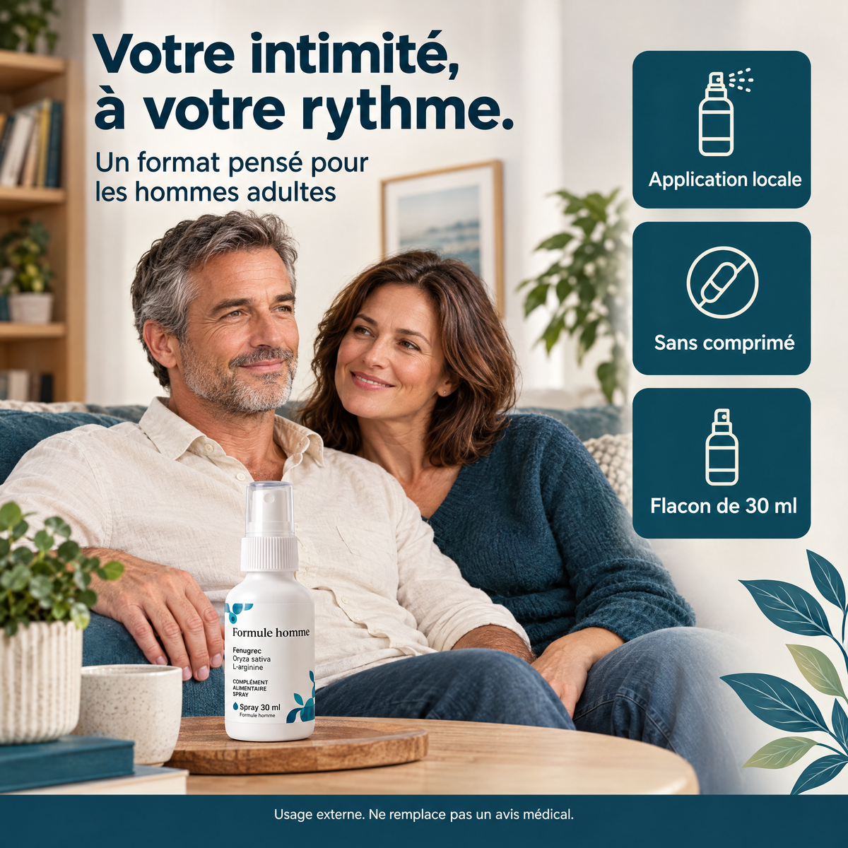 Spray fenugrec et L-arginine — bénéfices