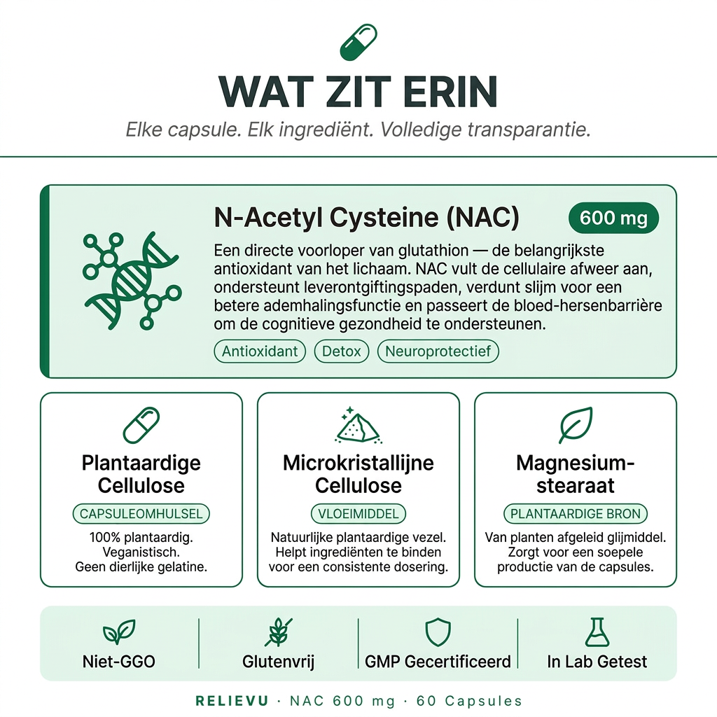 NAC - 60 comprimés (NL)