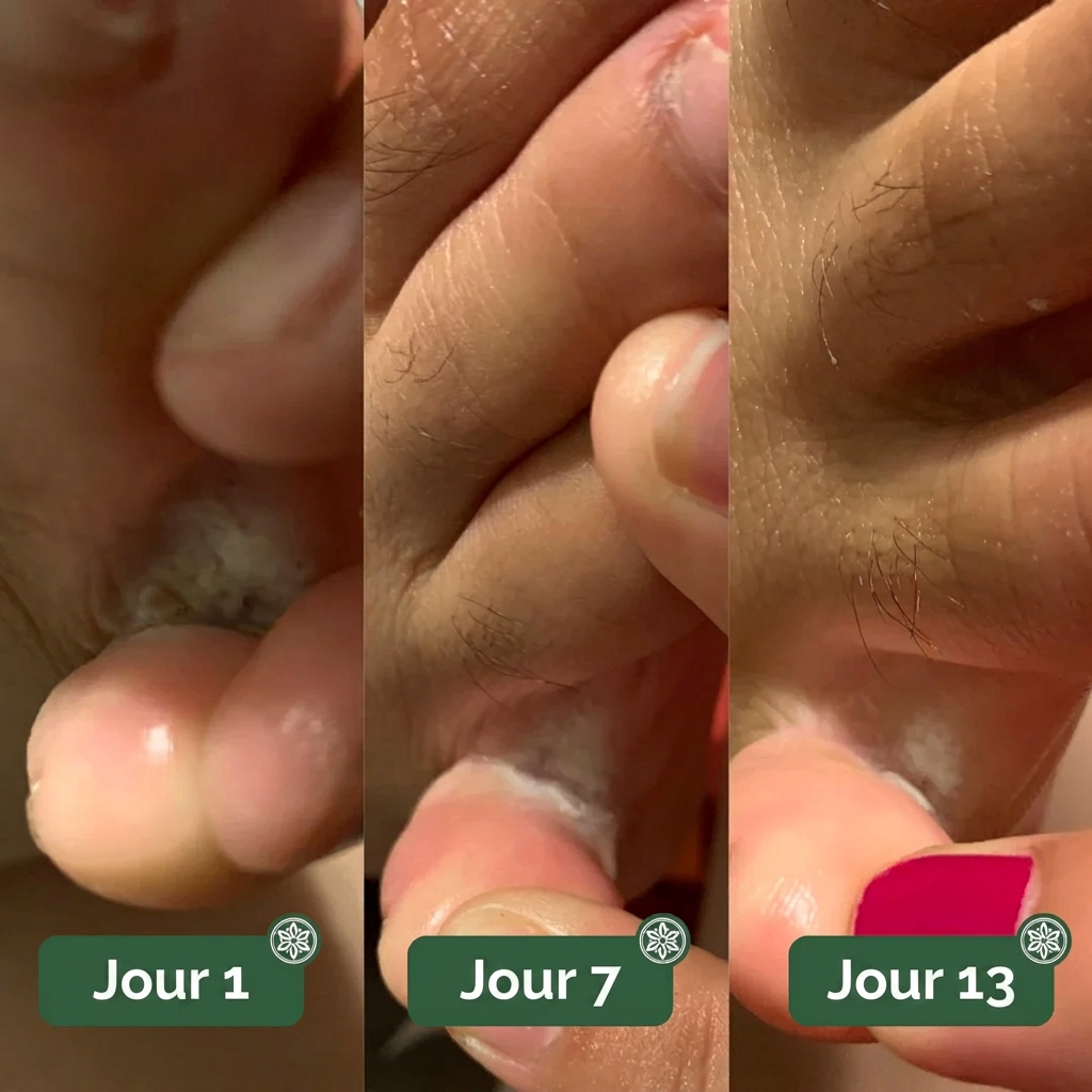 Avant / Après Jour 1 Jour 7 Jour 13