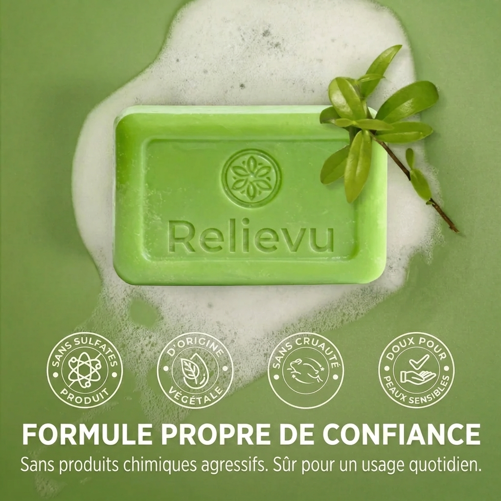 Relievu Savon Pied d'Athlète - Formule propre