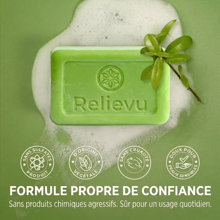 Relievu Savon Pied d'Athlète - Formule propre