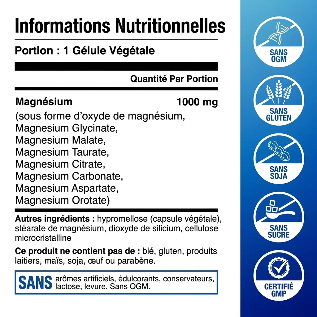 Informations nutritionnelles