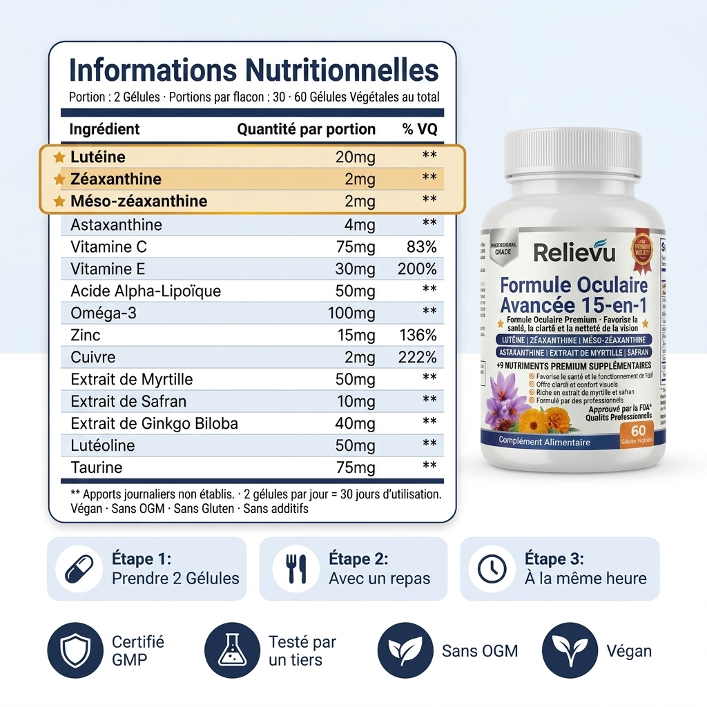 Informations nutritionnelles