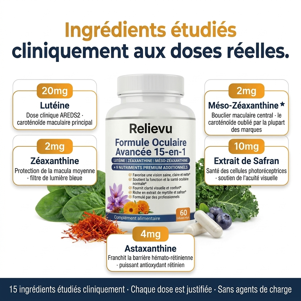 Ingredients doses cliniques