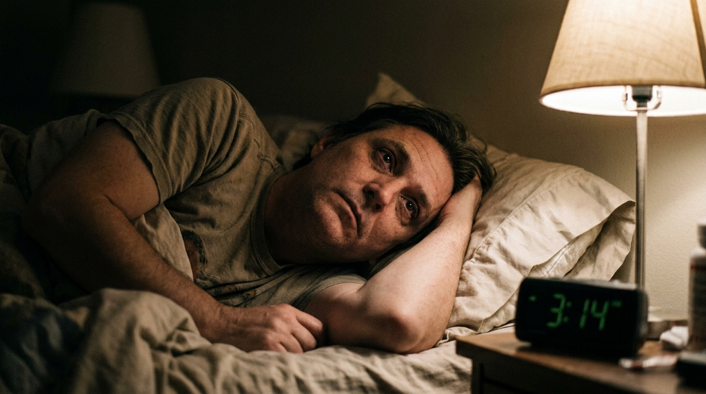 Adulte ne dort pas la nuit