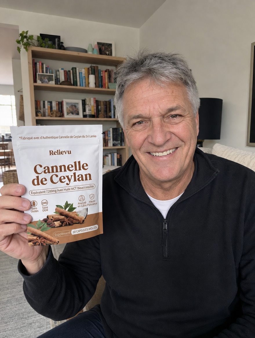 Client tenant le sachet Cannelle de Ceylan