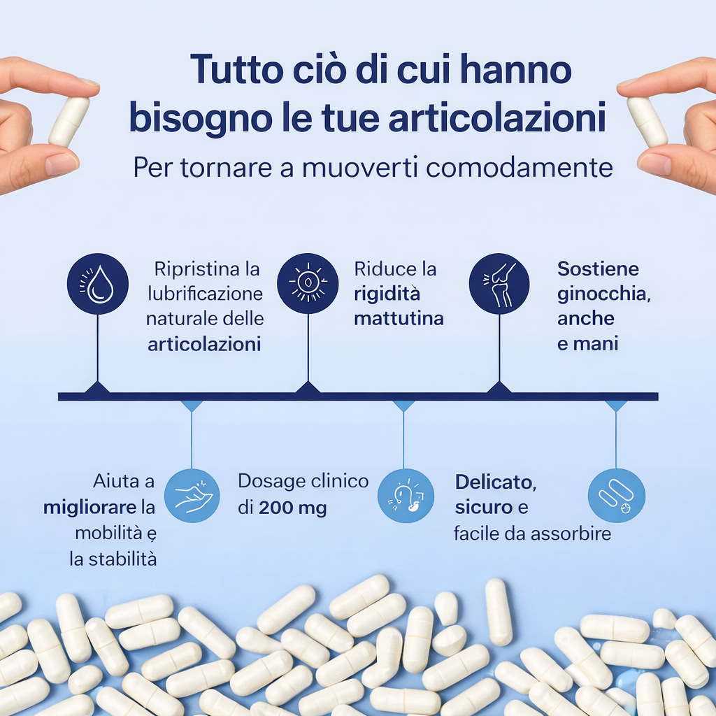 Tutto ciò di cui hanno bisogno le tue articolazioni