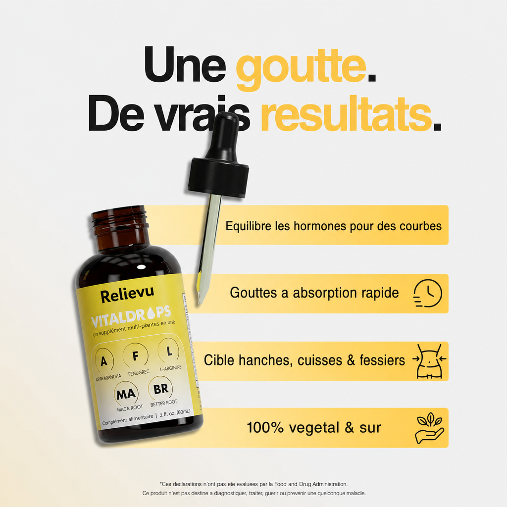 Une goutte, de vrais résultats