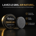Shampoing solide couvre-gris — lavez le gris, air naturel