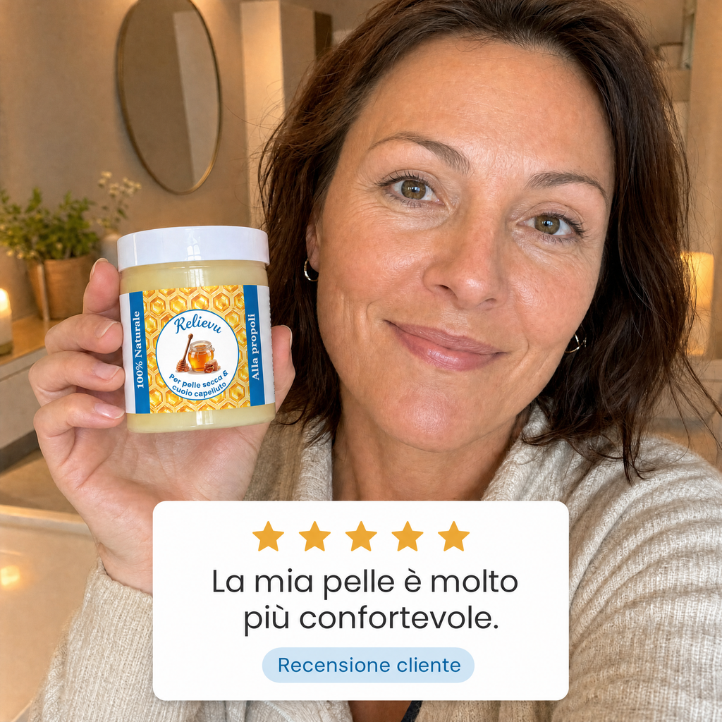 Recensione cliente - La mia pelle e molto piu confortevole
