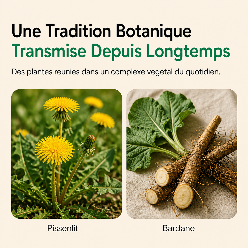 Une tradition botanique : pissenlit et bardane, complexe végétal du quotidien