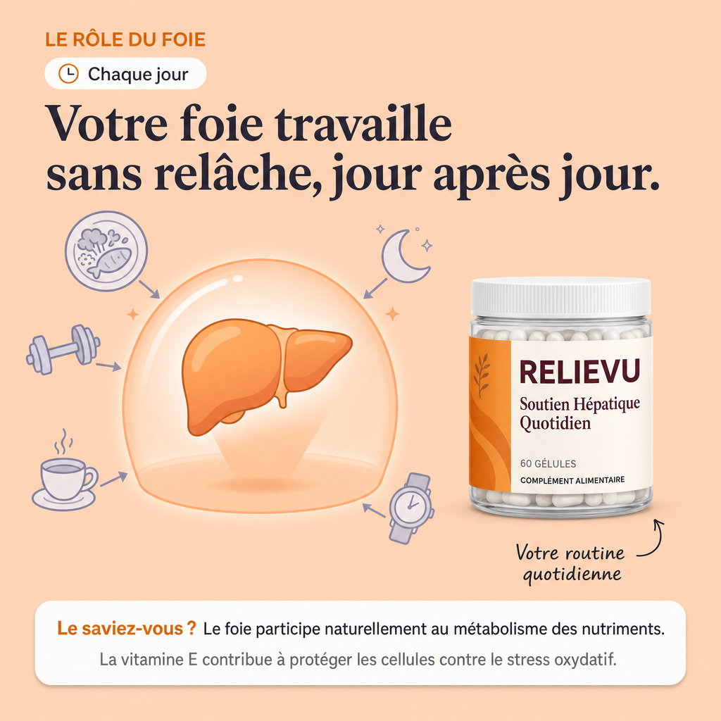 Le rôle du foie au quotidien et la place du complément dans votre routine