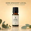 Huile Apaisante Hémorroïdes Relievu, flacon compte-gouttes en verre ambré 11 ml, soin apaisant local à usage externe