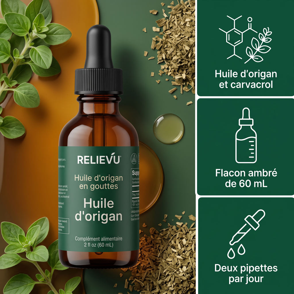 Relievu Huile d’origan en gouttes — Relievu 1