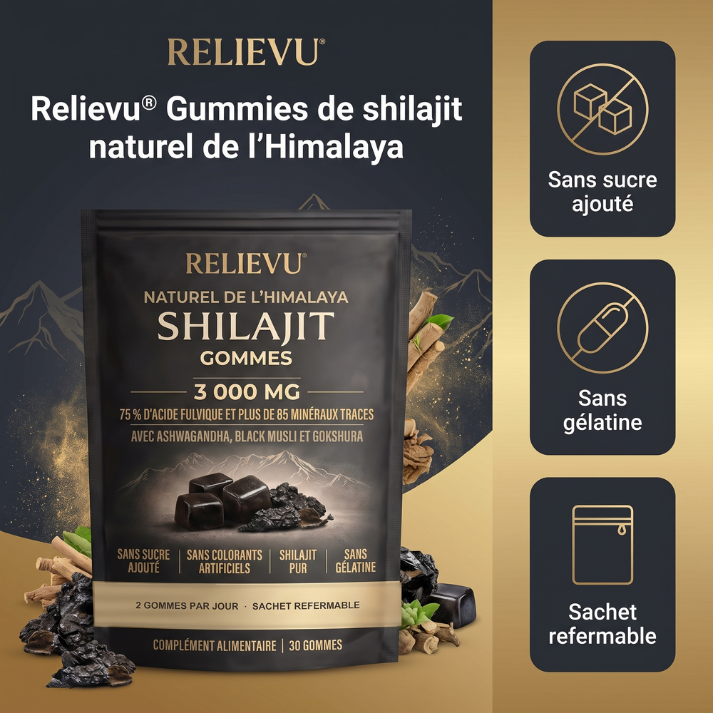 Gommes de shilajit de l’Himalaya