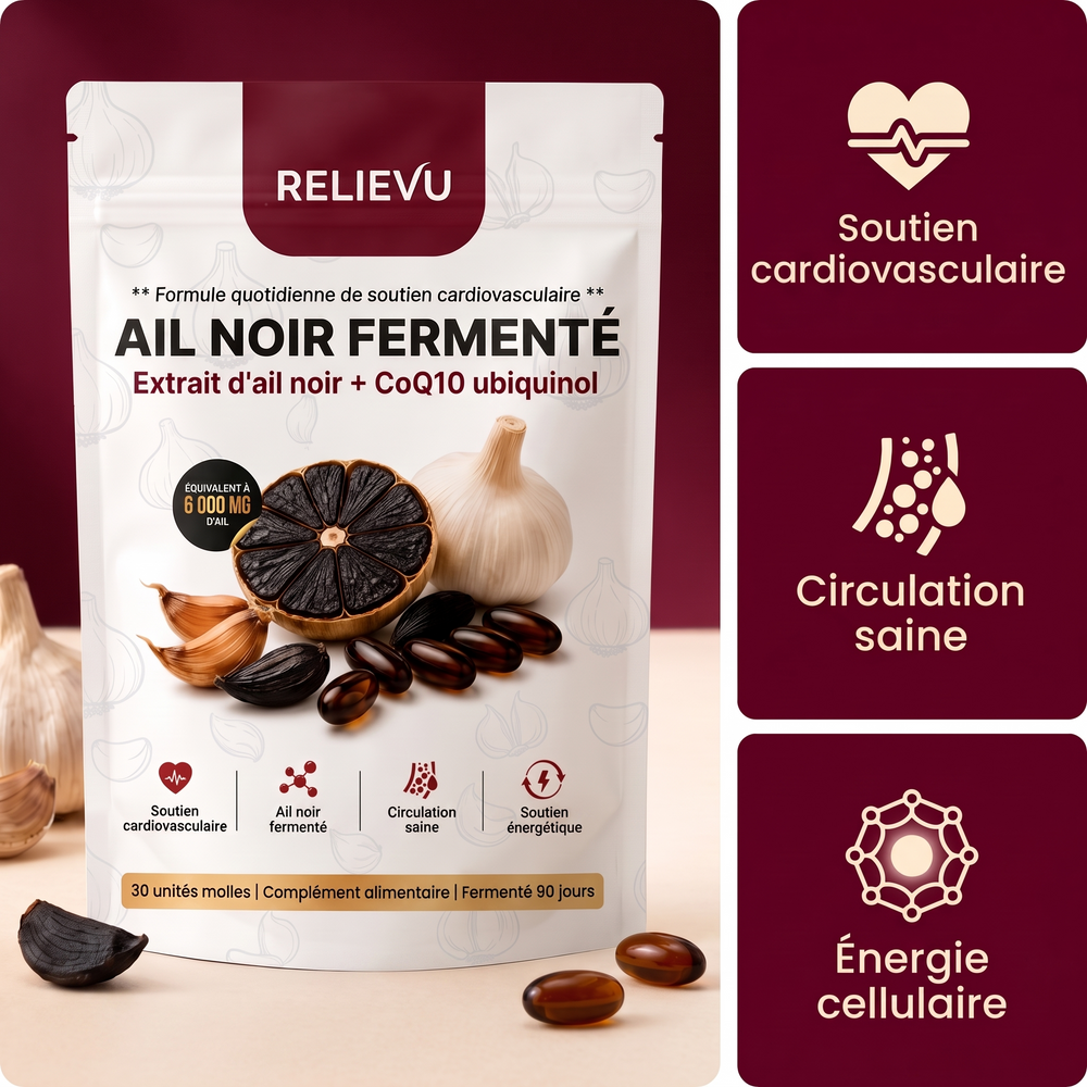 Ail noir fermenté et CoQ10 ubiquinol