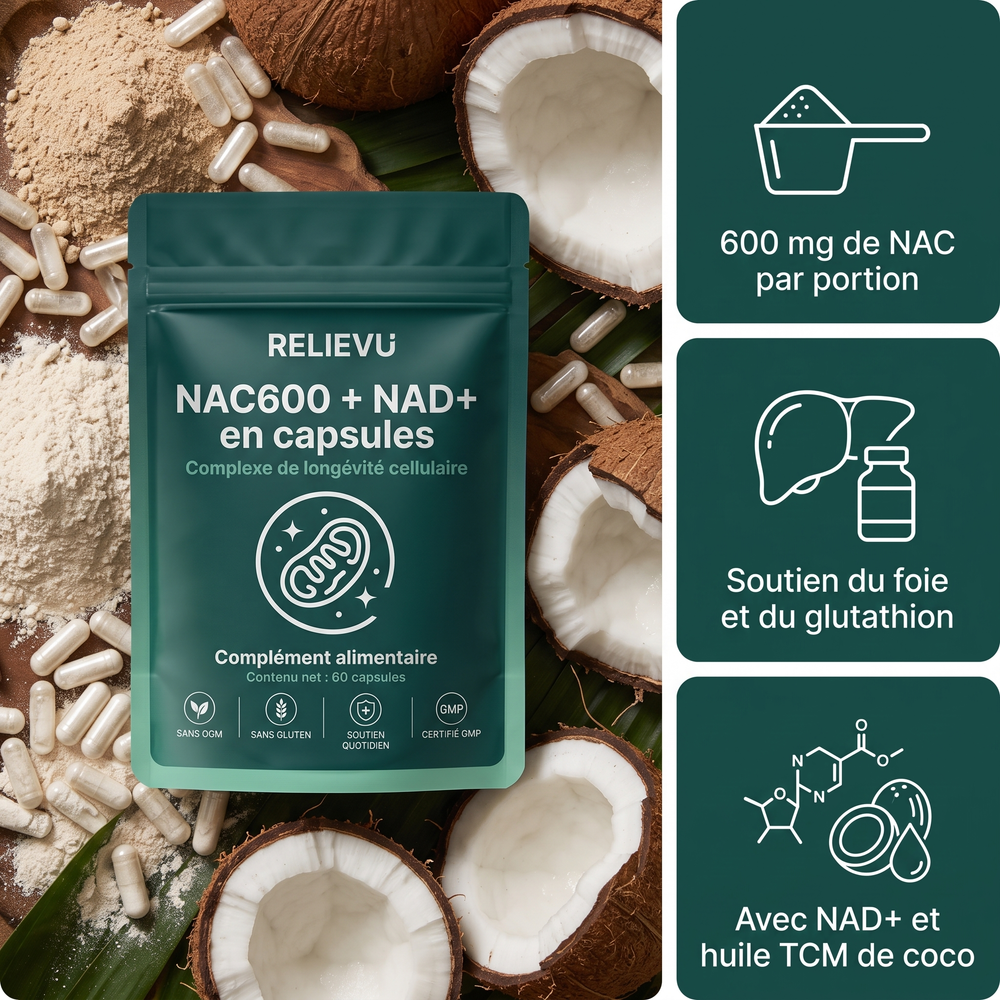 NAC 600 mg et NAD+