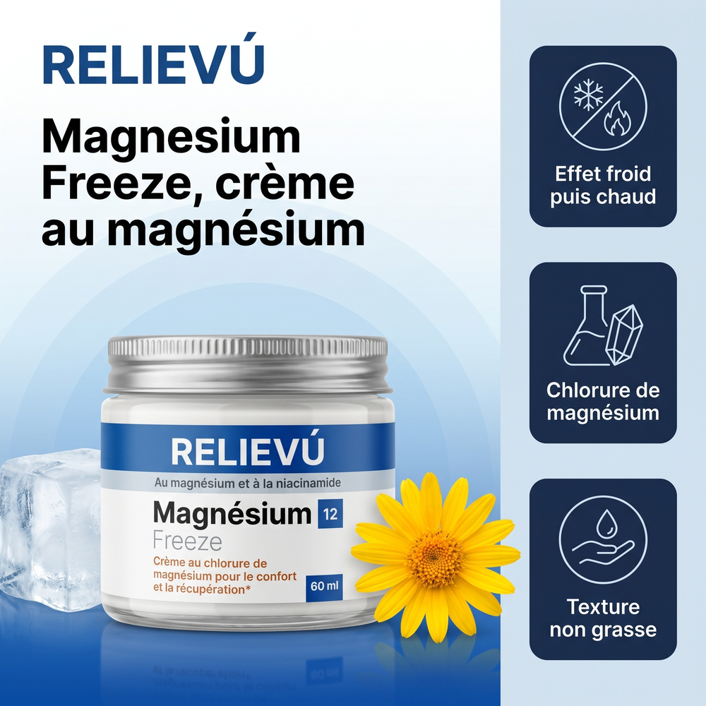 Magnesium Freeze, crème au magnésium