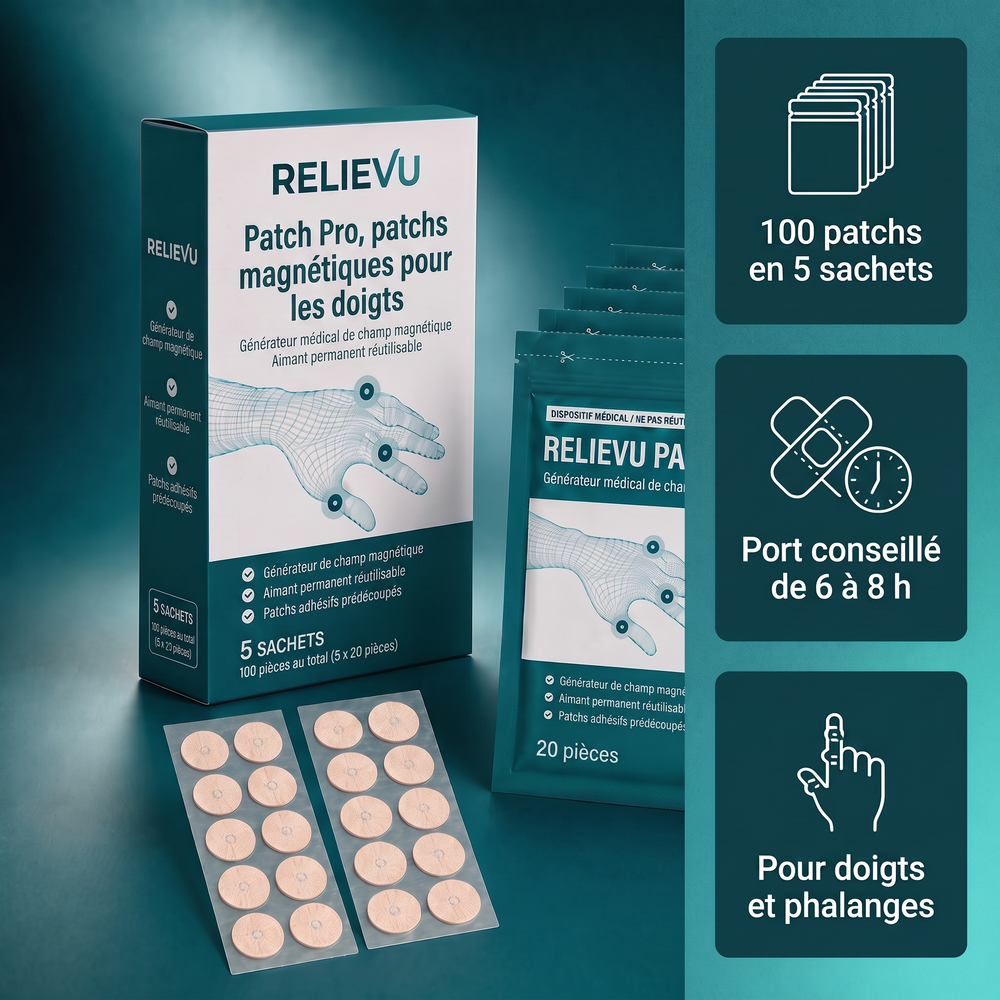 Patch Pro, patchs magnétiques pour les doigts