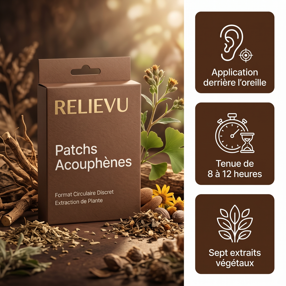 Patchs Aux Extraits Végétaux Pour Acouphènes