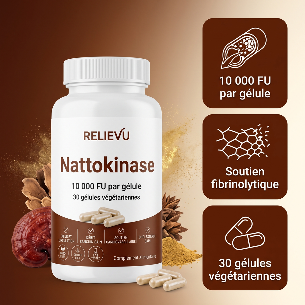 Nattokinase 10 000 FU — Relievu 1