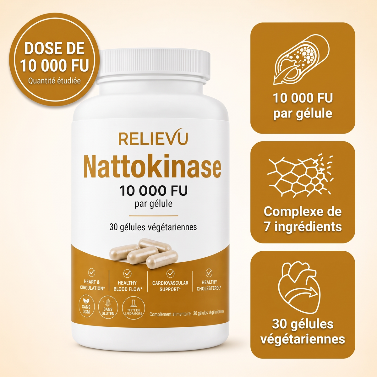 Nattokinase 10 000 FU Complexe 7 En 1 — Relievu 1