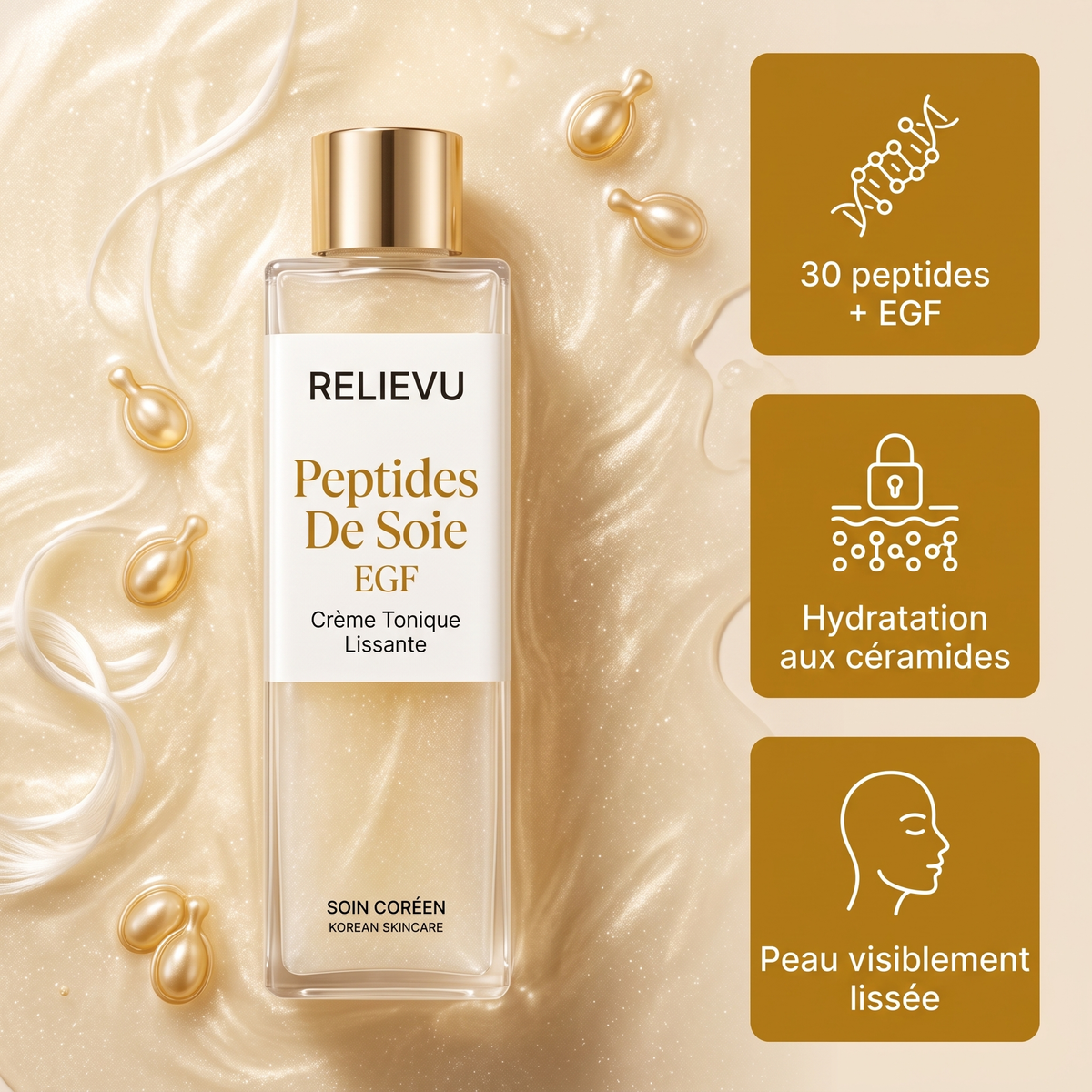 Peptides De Soie Et EGF — Relievu 1