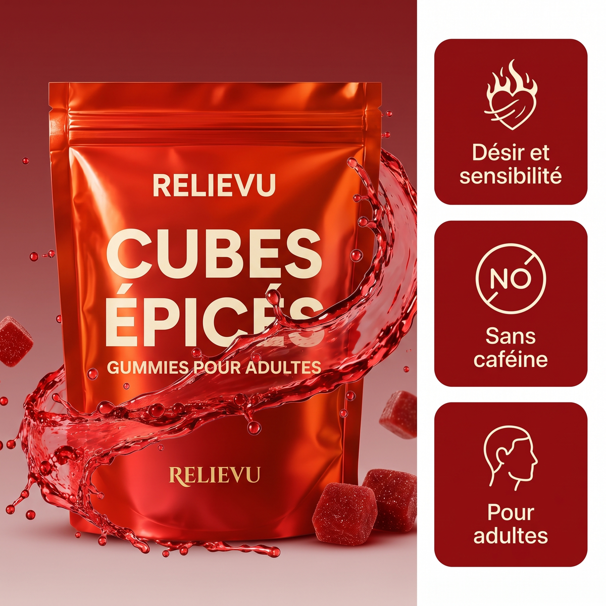 Cubes Piment Pêche — Relievu 1