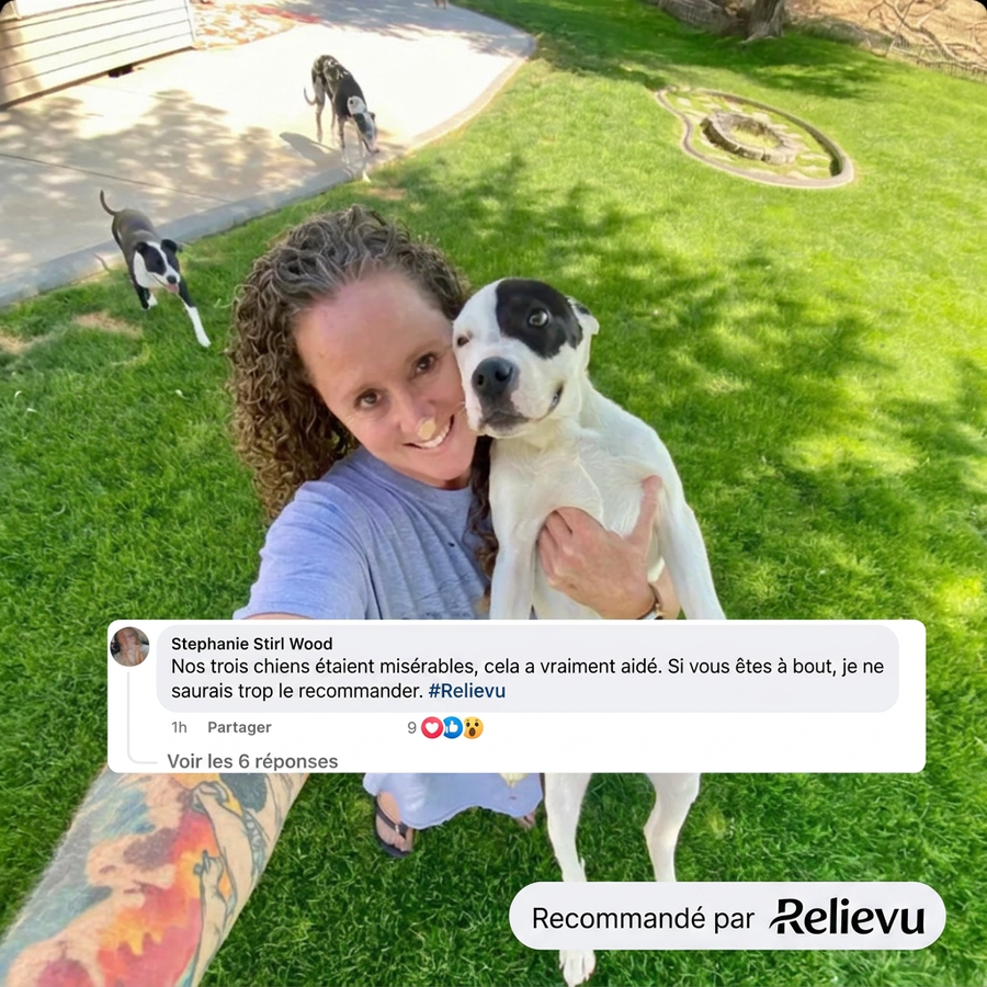 Relievu Spray de Traitement Cutané pour Animaux - Anti-Démangeaisons