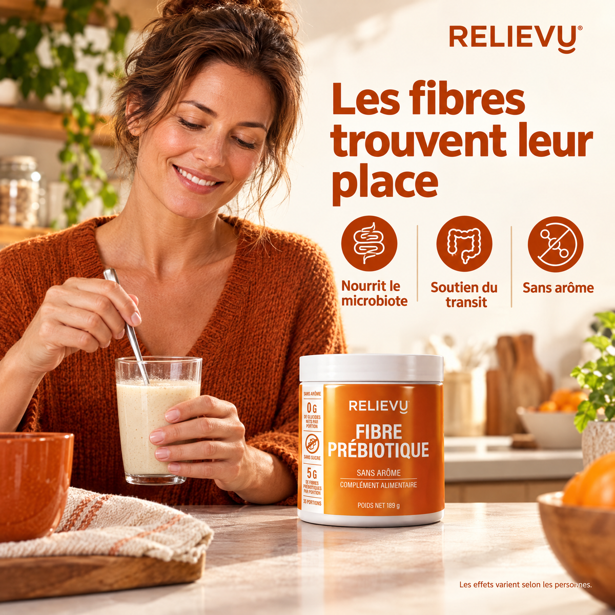 Fibre Prébiotique FOSSENCE® P95 — Bénéfices et quotidien