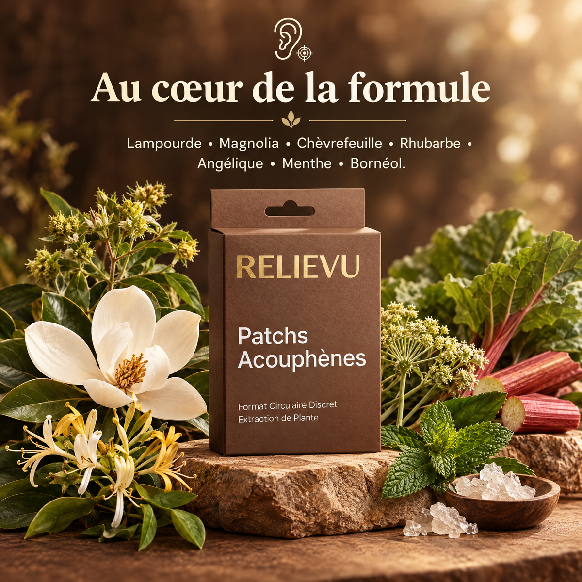 Patchs Aux Extraits Végétaux Pour Acouphènes — Composition