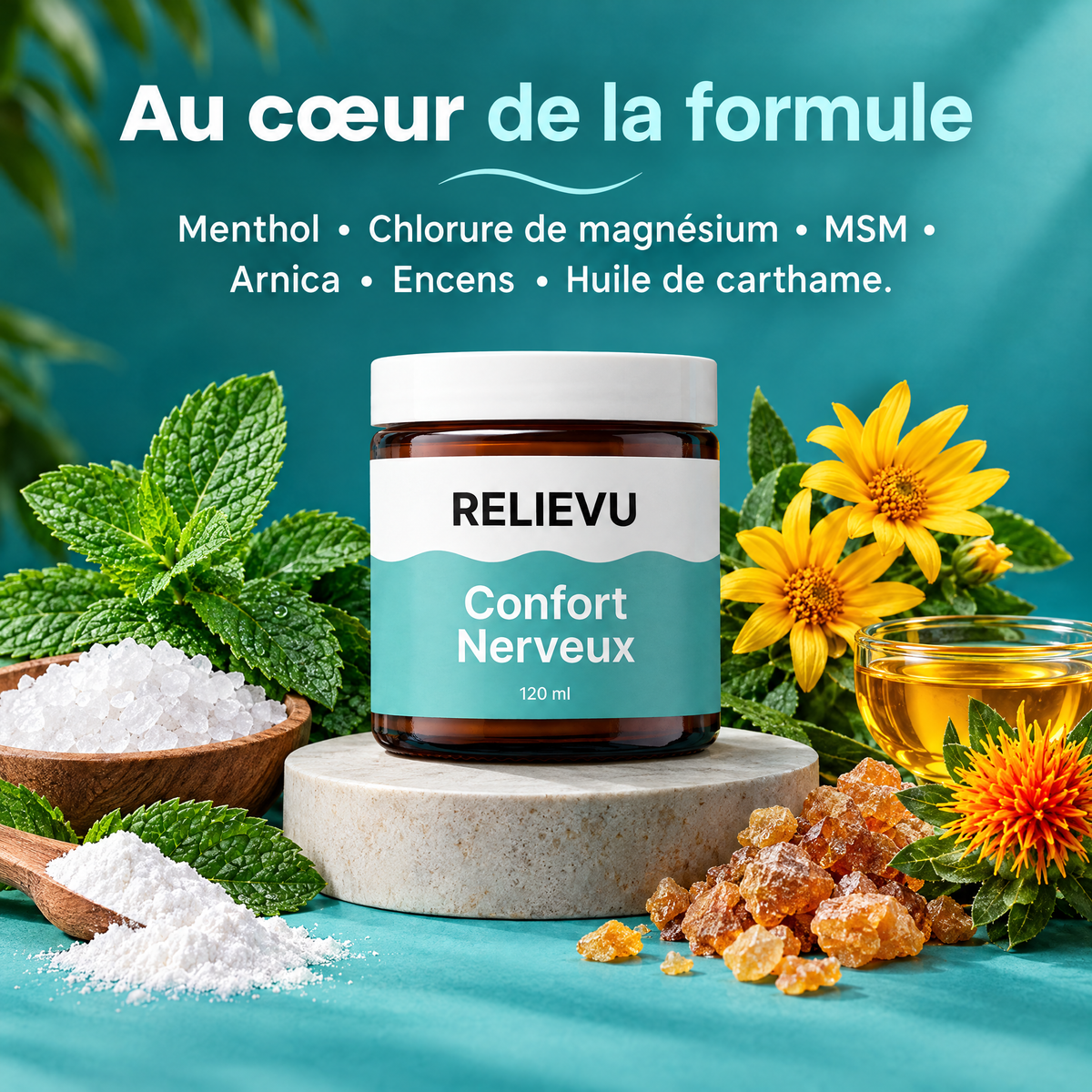 Crème Menthol Et Magnésium — Composition