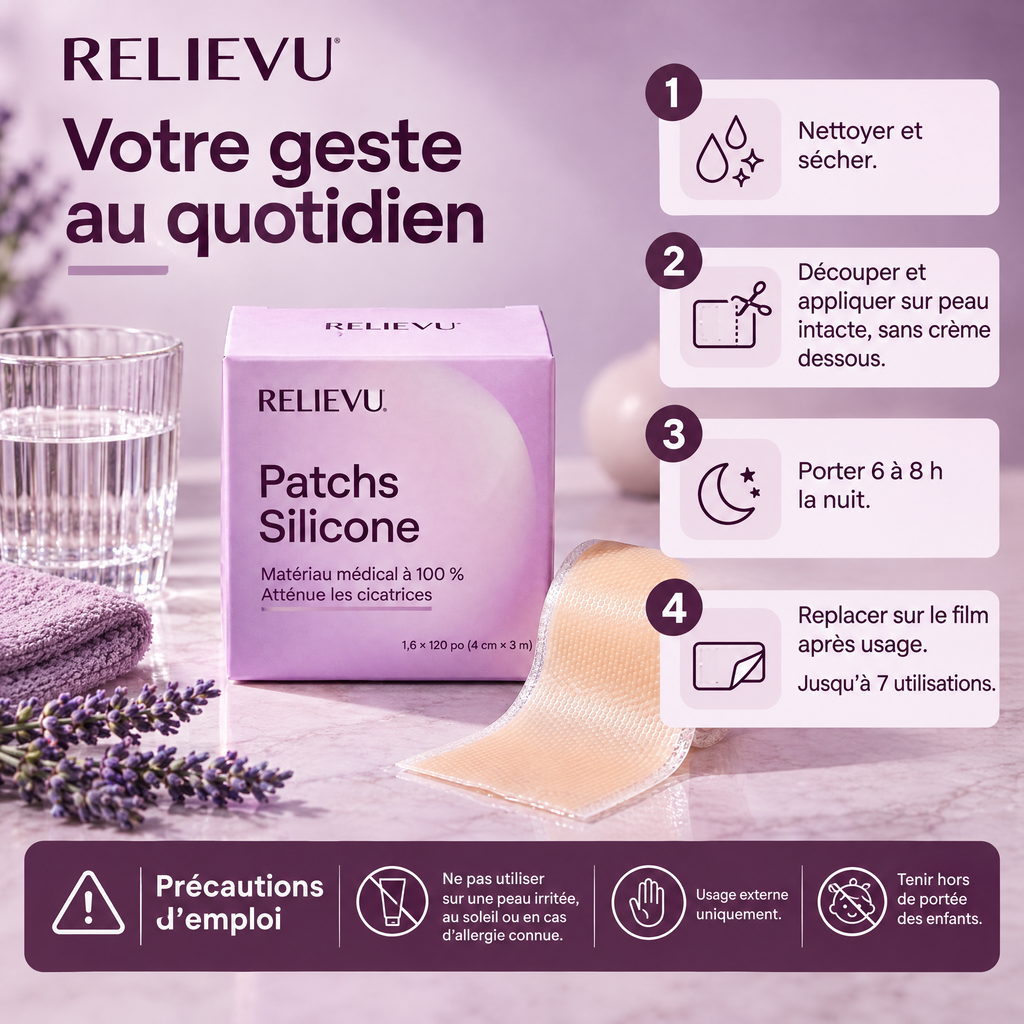 Patchs En Silicone 4 Cm × 3 M — Conseils d’utilisation