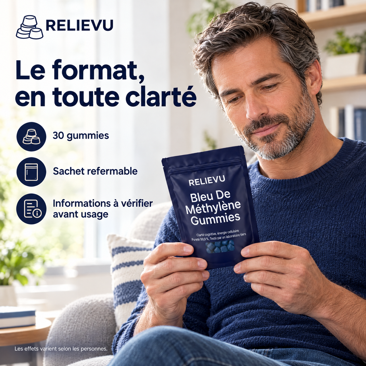 Bleu De Méthylène USP 5 mg — Bénéfices et quotidien
