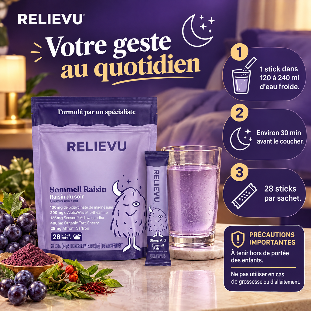 Complexe Sommeil Sans Mélatonine Au Raisin — Conseils d’utilisation