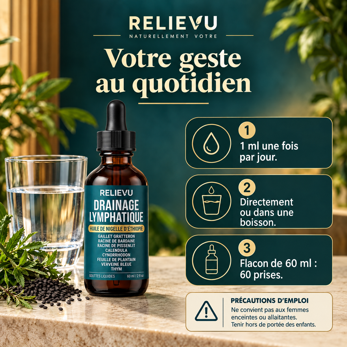 Complexe Lymphatique Liposomal — Conseils d’utilisation
