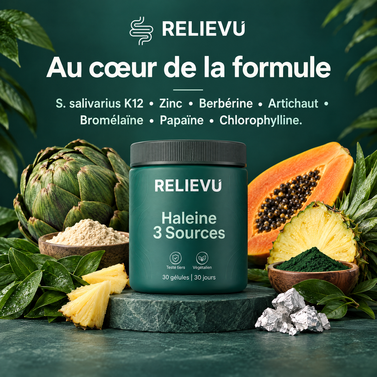 Formule Haleine Trois Sources — Composition