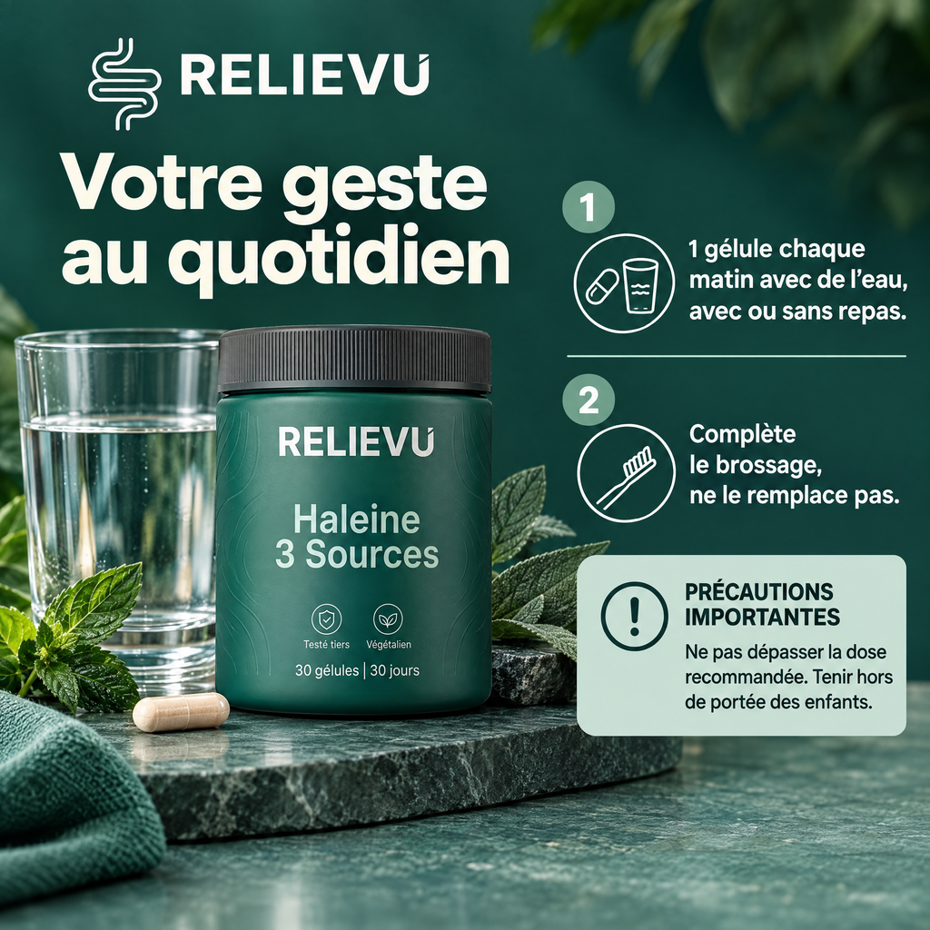 Formule Haleine Trois Sources — Conseils d’utilisation