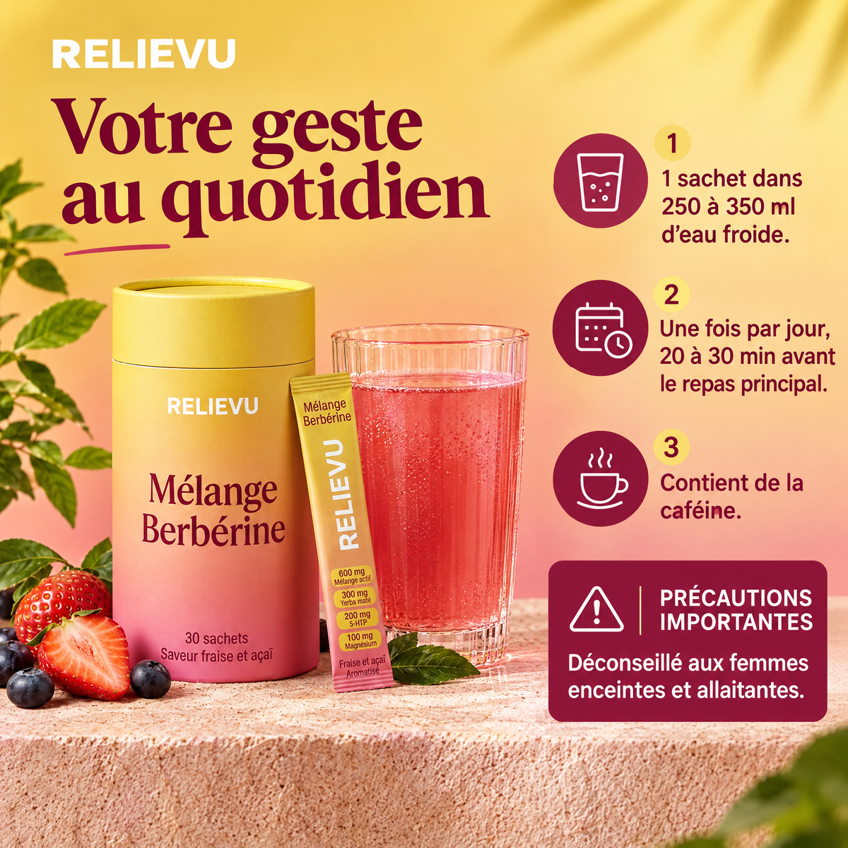 Berbérine Et Yerba Maté — Conseils d’utilisation