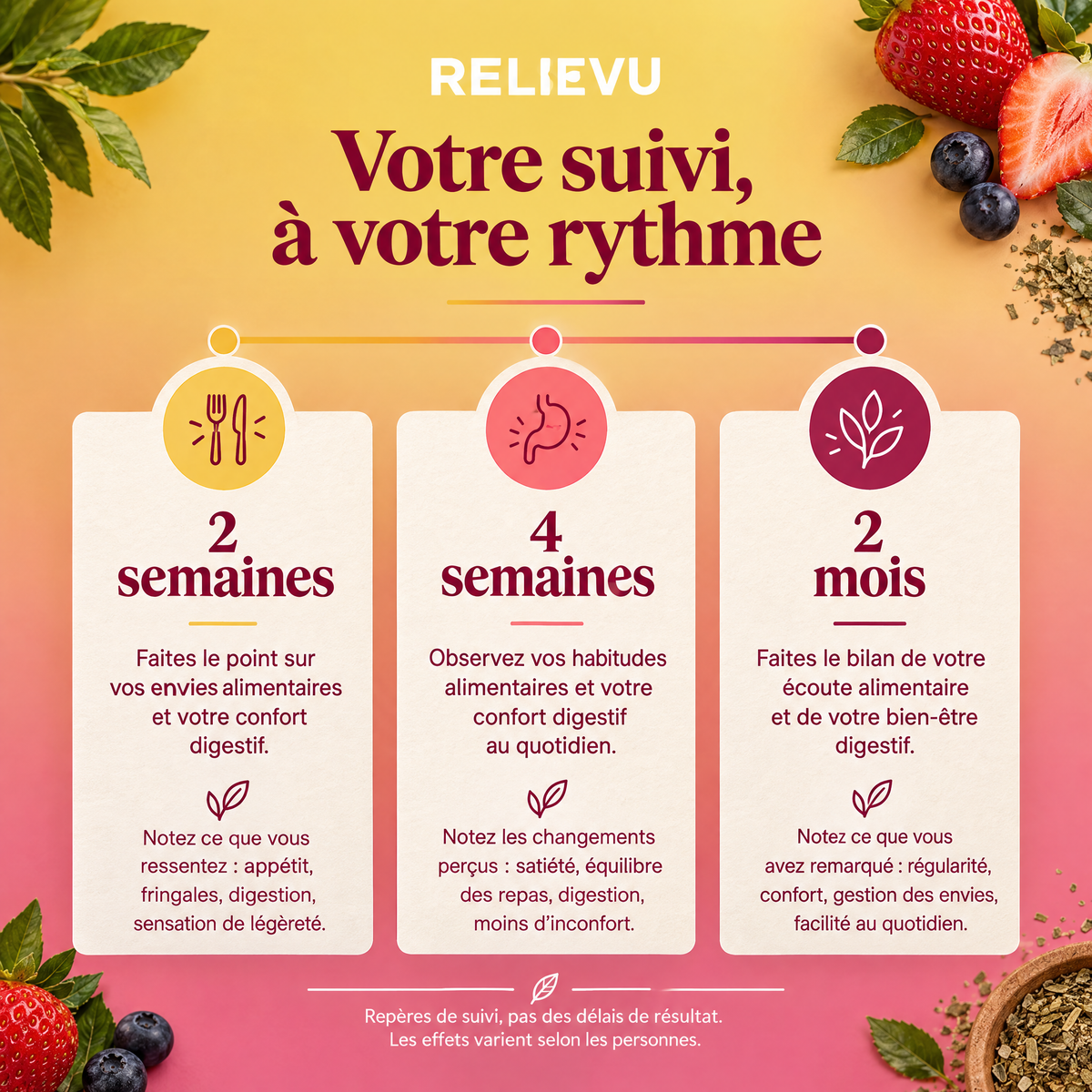 Berbérine Et Yerba Maté — Suivi à 2 semaines, 4 semaines et 2 mois