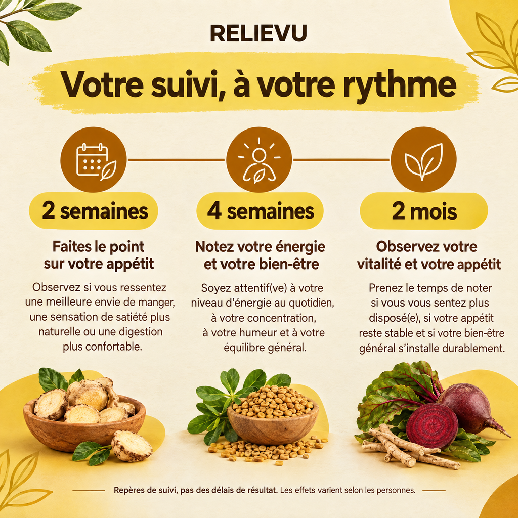 Maca, Fenugrec, Ashwagandha, Betterave Et L-Arginine — Suivi à 2 semaines, 4 semaines et 2 mois