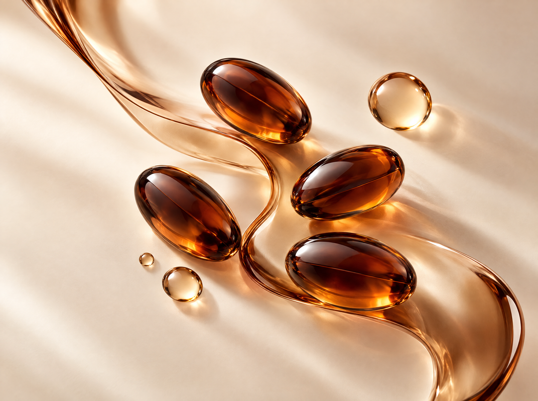 Ail noir fermenté et CoQ10 ubiquinol — CoQ10 ubiquinol, composition abstraite.