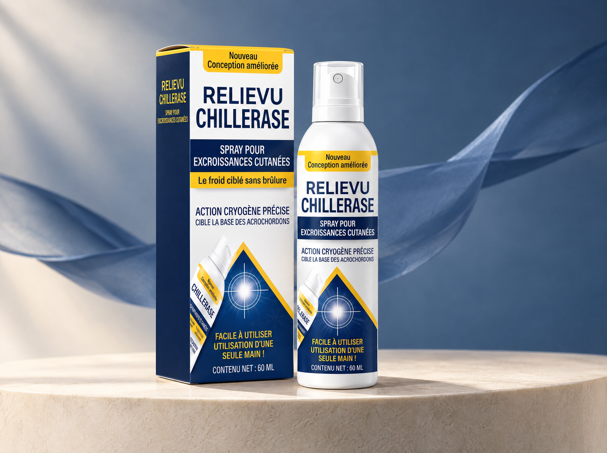 ChillErase, spray de précision, présentation du produit Relievu.