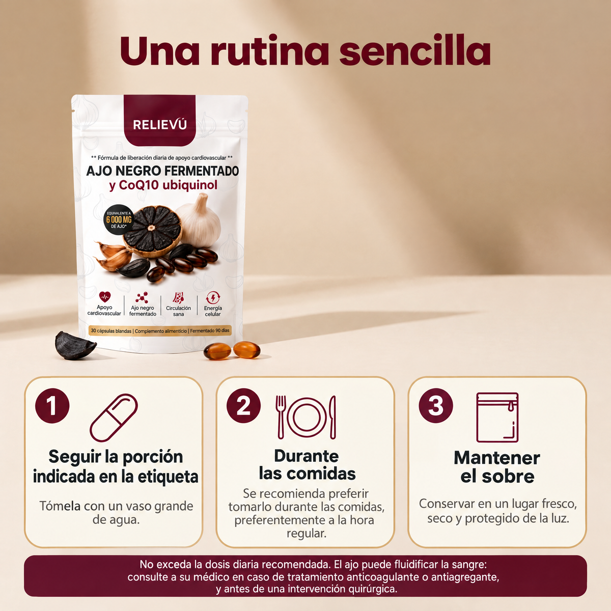 Ajo negro fermentado y CoQ10 ubiquinol — imagen 4